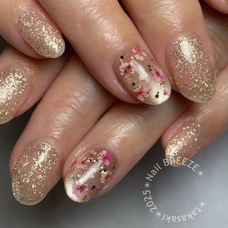 オールシーズン/ハンド/マット/ベージュ/ジェルネイル - Nail