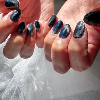 ⠀ 
⠀
宇宙のような🪐！

⠀
____________________________

横浜駅 徒歩１０分
個人nail salon 🐇
⠀
ご予約は公式LINE もしくはnetから
お待ちしてます ✉️
⠀
____________________________

⠀

#kapenail #個人ネイルサロン #横浜ネイルサロン #横浜個人ネイルサロン #トレンドネイル #春ネイル #夏ネイル #ニュアンスネイル #韓国ネイル #氷ネイル #うるうるネイル #ちゅるんネイル #マグネットネイル #宇宙ネイル #ネイビーネイル #紺ネイル #オールシーズン #旅行 #梅雨 #浴衣 #ハンド #ニュアンス #マグネット #ギャラクシー #ちゅるん #韓国 #ショート #オーバル #ネイビー #シルバー #ジェルネイル #お客様 #KAPENAIL #ネイルブック