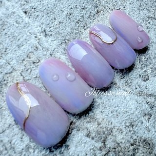 【フットネイル】マグネット ニュアンス ネイルチップ フットお任せネイル😄 ニュアンスべっ甲 #べっ甲 #べっ甲ネイル #べっ