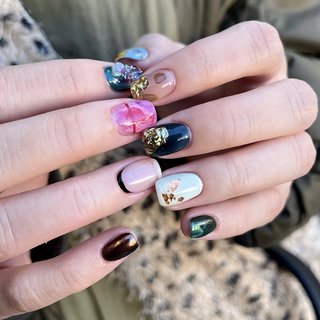 #カラフル#ニュアンス#ショートネイル#水彩#インク#個性ネイル#海外ネイル#ハンド#ジェルネイル#ターコイズ #旅行 #インスタネイル #マグネット #夏 #ライブ #パーティー #イースター #ハンド #ニュアンス #マーブル #ショート #スクエア #カラフル #ジェルネイル #お客様 #Lily_OPELIA NAIL #ネイルブック
