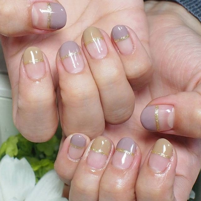 春 秋 オールシーズン オフィス ハンド Whitecat Nailのネイルデザイン No ネイルブック