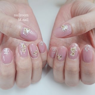 秋/冬/ハンド/ラメ/べっ甲 - nailroom M.nailのネイルデザイン