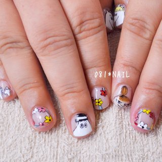 人気順 冬 ムーミンのネイルデザイン ネイルブック