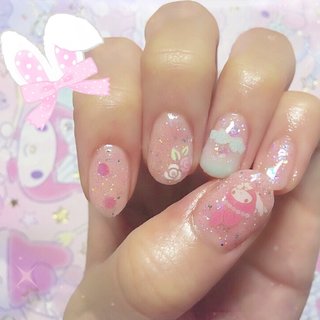 おすすめ順｜ネイルシール/マイメロネイルのネイルデザイン