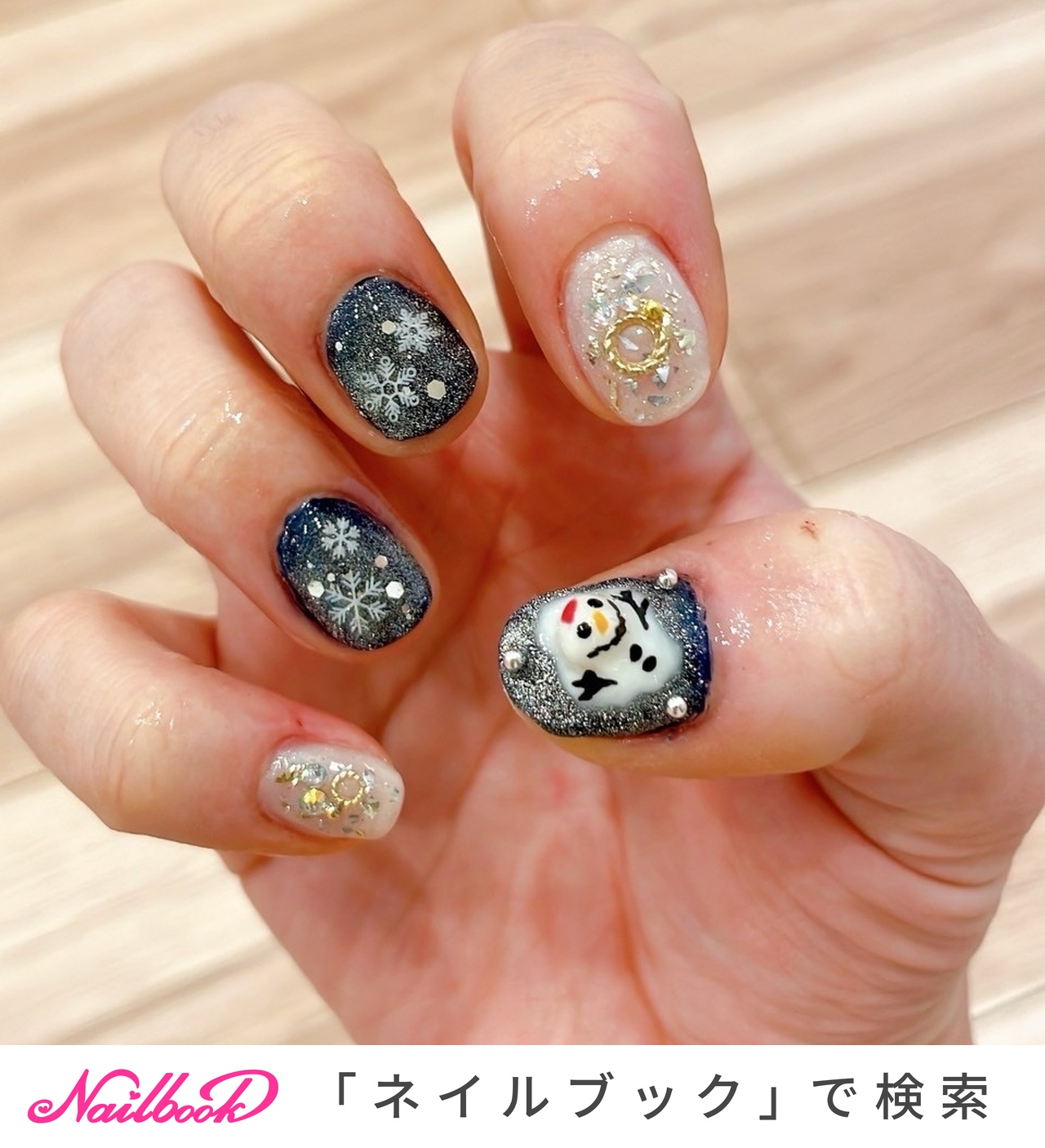 雪だるま ネイルパーツ 30個) 冬 クリスマス 雪だるま ネイルパーツ RC311 1-10 DIY