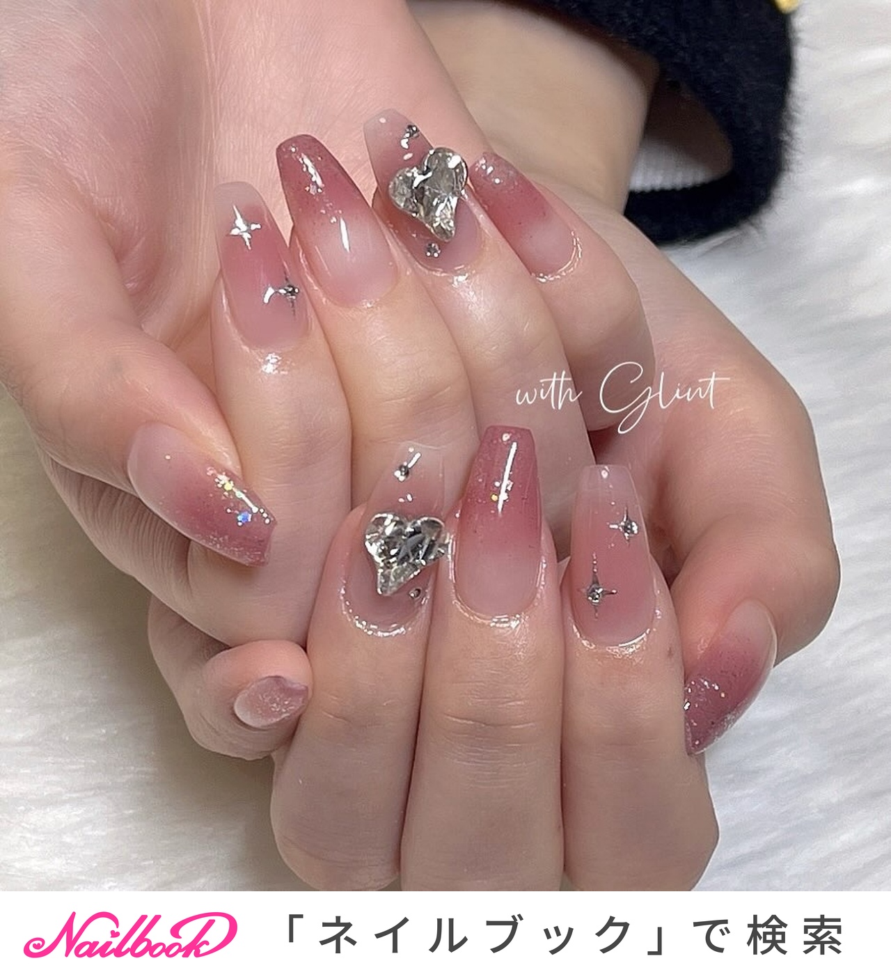 ハート/#ちゅるんネイルのネイルデザイン｜ネイルブック 