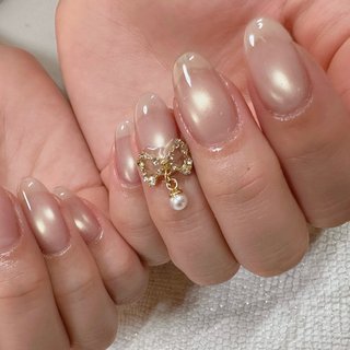 ハンド/シンプル/マグネット/ジェルネイル - yokonailのネイル