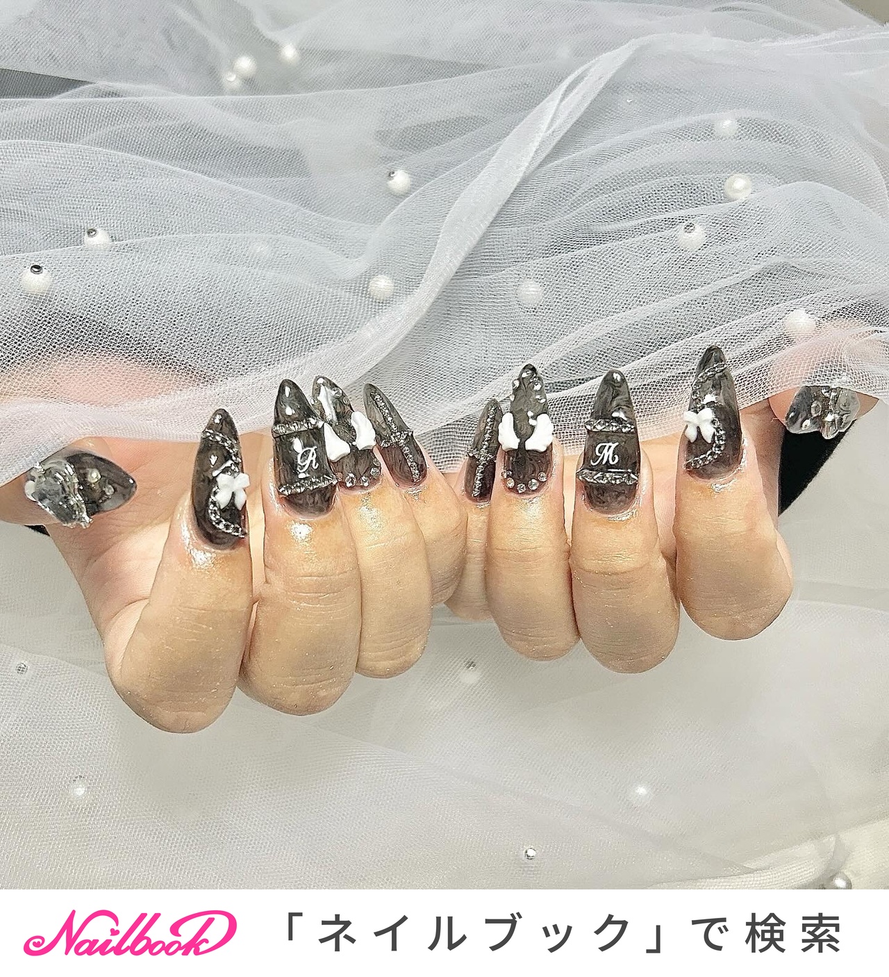 地雷ネイルのネイルデザイン｜ネイルブック