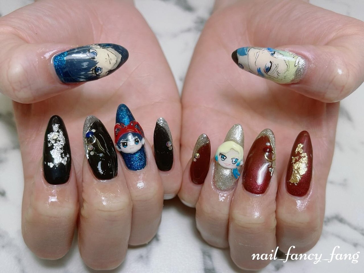 推し活/ハンド/概念ネイル/痛ネイル/3D - nail_fancy_fangの