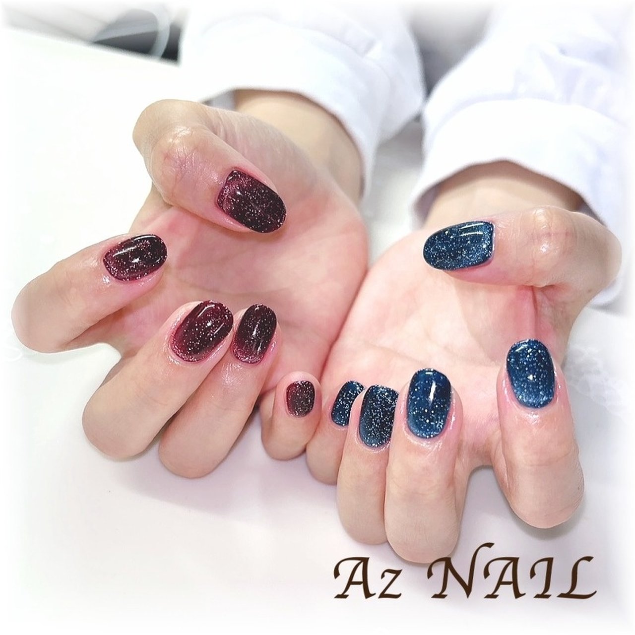 手が綺麗に見えるネイル/旅行/ライブ/デート/ハンド - Az NAIL ゆき