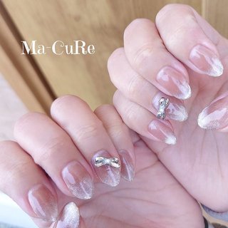 マグネット/リボン/ワンホンのネイルデザイン｜ネイルブック