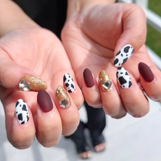 2025年】新着順｜#牛ネイルのネイルデザイン｜ネイルブック 