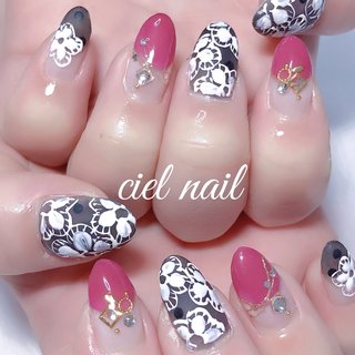 ネイルアート用具セット 黒とピンク 楽天市場】送料無料 ネイルパーツ ラインストーン 12マス クリア