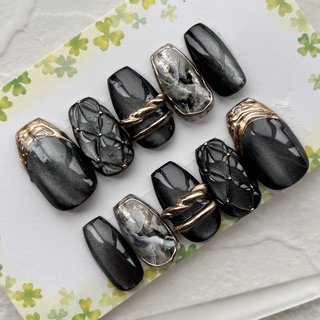 おすすめ順｜キルティング/#天然石ネイル⁣のネイルデザイン｜ネイルブック