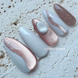 No.332　ネイルチップ　ジェルネイル　ニュアンス　キラキラ　マグネット No.332 ネイルチップ ジェルネイル ニュアンス キラキラ