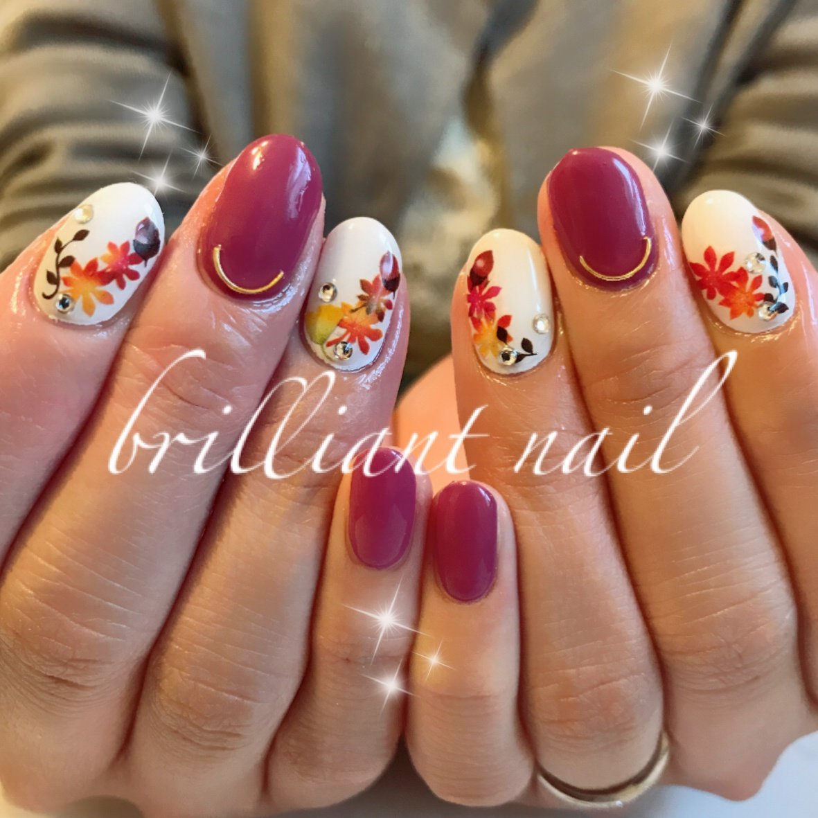 秋 冬 デート 女子会 ハンド Brilliantnailのネイルデザイン No ネイルブック