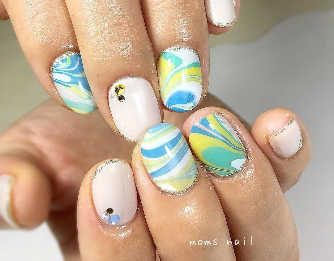 夏 秋 冬 オールシーズン ハンド Mom S Nailのネイルデザイン No ネイルブック