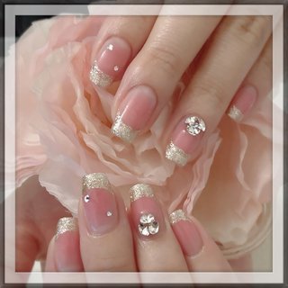 ハンド/フレンチ/ワンカラー/マグネット/ブラック - 1218iのネイル