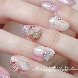 ニュアンスネイル♡ 



#ニュアンスネイル #初夏ネイル #きれいめニュアンス #バタフライネイル #大人上品ネイル #ちょうちょネイル





.*･ﾟ　.ﾟ･*..*･ﾟ　.ﾟ･*..*･ﾟ　.ﾟ･*..*･ﾟ　.ﾟ･*..*･ﾟ





🍒 private nailsalon Felice 🍒
 〚ﾌﾟﾗｲﾍﾞｰﾄ ﾈｲﾙｻﾛﾝ ﾌｪﾘｰﾁｪ〛


熊本 光の森 ＊ゆめタウン· GU 近く＊


 ▫️大人女子が \きゅん♡/ とするピンクネイル
 ▫️指先を宝石のように彩るビジューネイル
 ▫️世界一かわいい花嫁になるお手伝い




こんな方におすすめのサロンです
 ▫️大人可愛い系、きれいめ系の上品ネイルがすき♡
 ▫️次回までの 1ヶ月間、ちゃんと長持ちしないとイヤ！
 ▫️スピード重視ではなく、丁寧に施術してほしい♪
 ▫️完全プライベート空間で、ゆっくりリラックスしていたい˚✩*
 ▫️若いネイリストさんだと、話も好みも合わないかも…



30代～40代を中心に
20代～70代と幅広い年齢層のお客さまが来てくださっています‪‪☺︎‬


最近は、50代 60代で初ネイル♪という
お客さまも多いです♡


1対 1の空間なので、初ネイルで気後れしそうという方や
人見知りさんも安心です♡



大人可愛い系、きれいめ系の上品ネイルなら
ぜひ私に お手伝いさせてください！


もっともっと可愛くします♡





.*･ﾟ　.ﾟ･*..*･ﾟ　.ﾟ･*..*･ﾟ　.ﾟ･*..*･ﾟ　.ﾟ･*..*･ﾟ





#光の森ネイル#光の森ネイルサロン#光の森自宅ネイルサロン#光の森#熊本ネイル#熊本ネイルサロン#熊本自宅ネイルサロン#菊陽町ネイル#菊陽町ネイルサロン#菊陽町自宅ネイルサロン#合志市ネイル#合志市ネイルサロン#大津町ネイル#大津町ネイルサロン#熊本市北区ネイルサロン#熊本市ネイルサロン#大人ネイル#大人可愛いネイル#大人可愛い#大人女子ネイル#大人女子#上品ネイル#モテネイル #夏 #パーティー #デート #女子会 #ハンド #蝶々 #ビジュー #ラメ #ニュアンス #キラキラ #ピンク #水色 #パープル #ジェルネイル #お客様 #りえ♡熊本光の森ﾌﾟﾗｲﾍﾞｰﾄﾈｲﾙｻﾛﾝ ﾌｪﾘｰﾁｪ♡ #ネイルブック