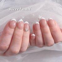 白フレンチネイル