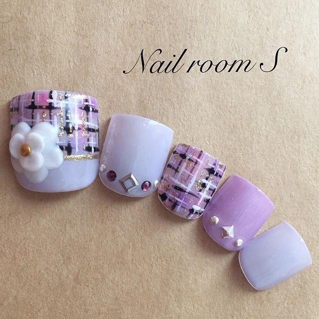 秋 冬 デート 女子会 フット ｎailroom ｓ Shiho Hiratouのネイルデザイン No ネイルブック