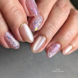 #夏ネイル #フラッシュマグネット #A.nail. #ネイルブック