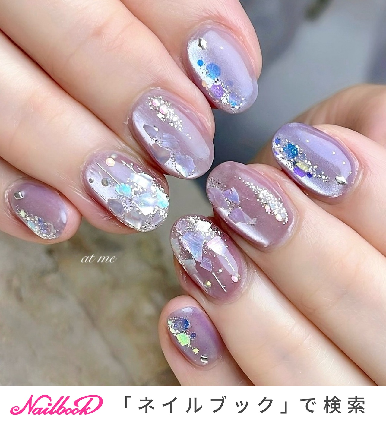 人気順｜パープル(紫)/＃ちゅるんのネイルデザイン｜ネイルブック