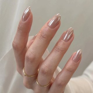 #ミラーネイル #上品ネイル #MiKi Nail #ネイルブック