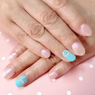 ネックレスネイルのネイルデザイン｜ネイルブック