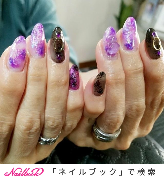人気順 シースルー 美的のネイルデザイン ネイルブック
