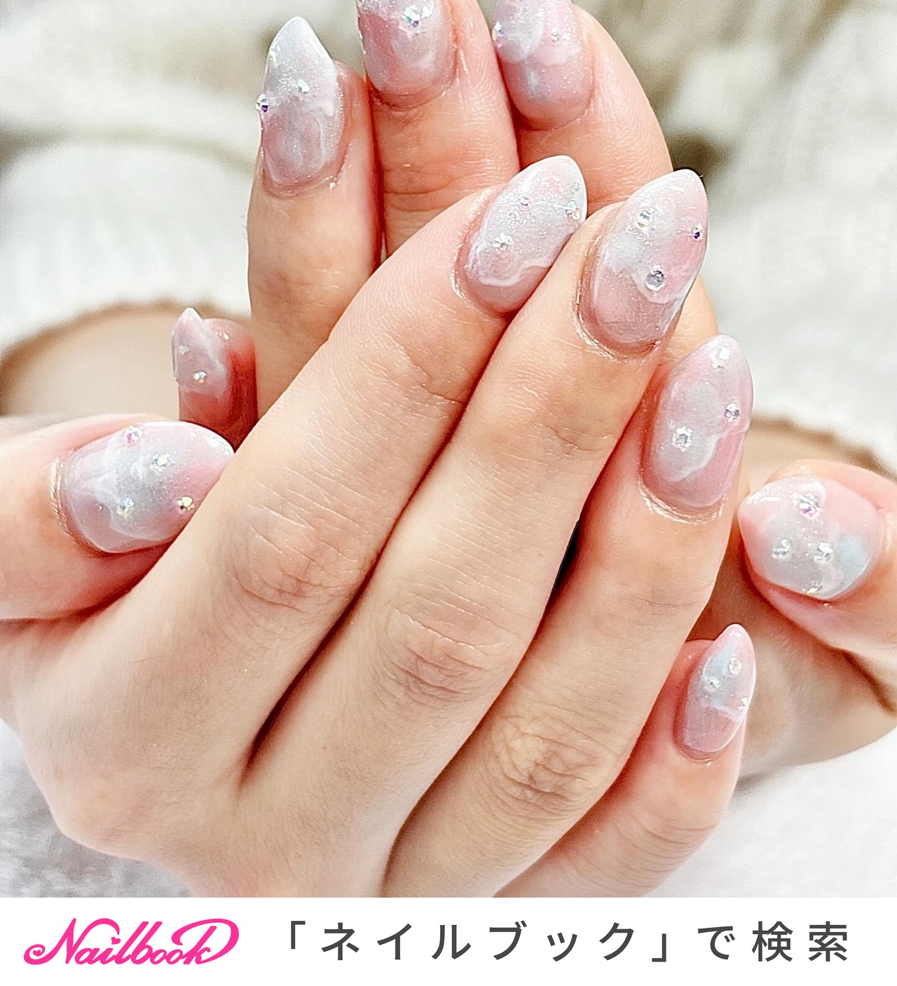 No121.オーロラクリスタル☆クロス☆ネイル No121.オーロラクリスタル☆クロス☆ネイル
