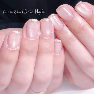 うるうる透明感 
透け感を大事にしたマグネットネイル
スキニーフレンチでラメを上品にプラスしました✨

#透明感ネイル 
#マグネットネイル 
#うるうるネイル 
#フレンチネイル 
#あいりネイルカタログ 
#nailbook_fan 
#ネイルデザイン#キラキラネイル#ガーリーネイル#上品ネイル#大人ネイル#オシャレネイル#フィルイン#名古屋ネイルサロン#名古屋市緑区ネイルサロン#豊明市ネイルサロン#東海市ネイルサロン#大府市ネイルサロン#名古屋市緑区#utatanails#ウタタネイル #utata_nail #ネイルブック