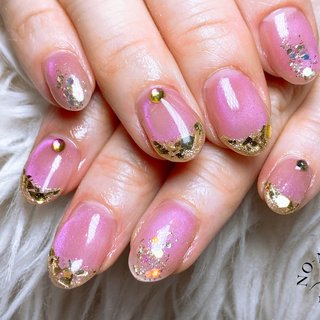 マグネットネイル　ゴールドライン　♡カラー変更0円♡ マグネットネイルゴールドライン♡カラー変更0円♡
