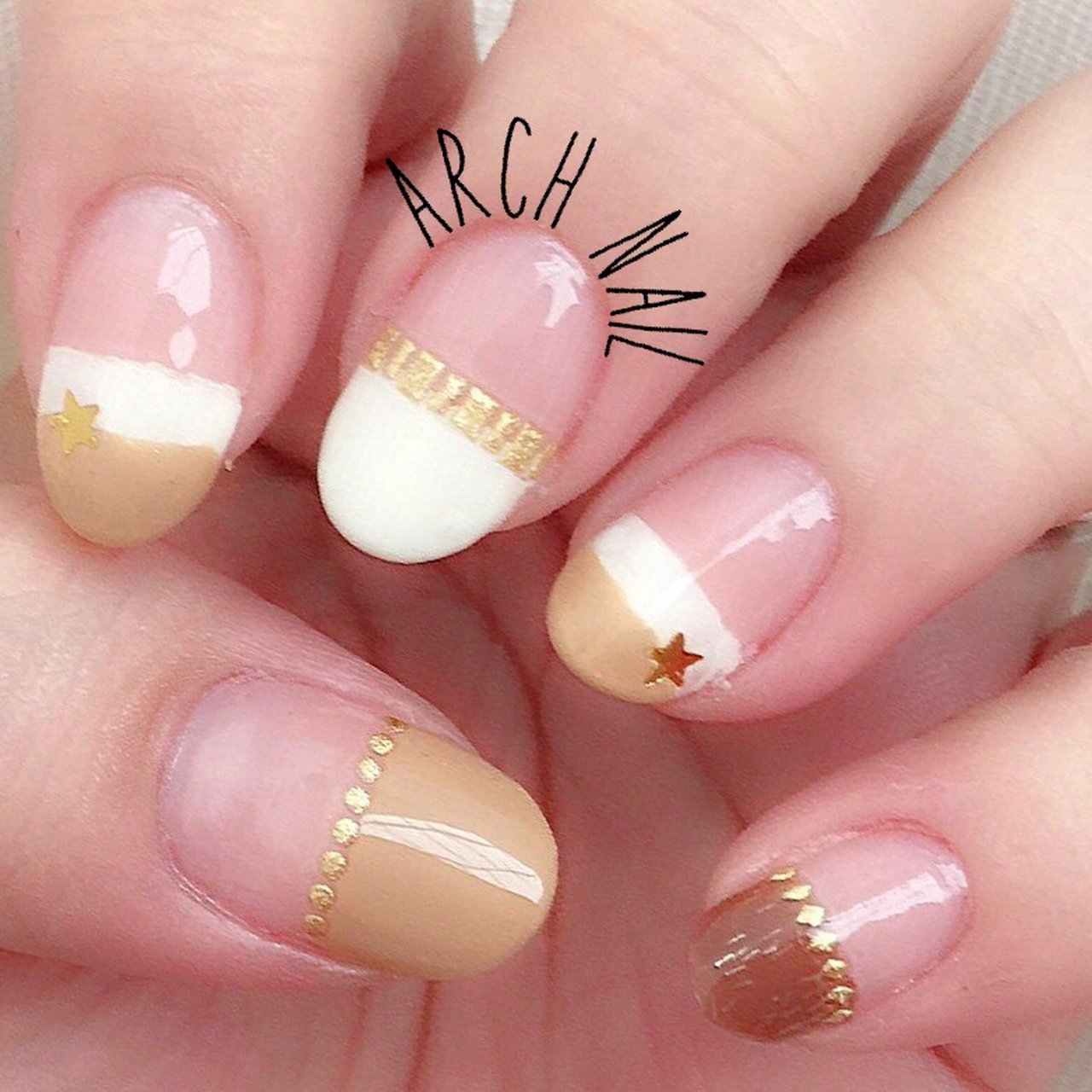 秋 オフィス 女子会 ハンド シンプル あーちのネイルデザイン No ネイルブック