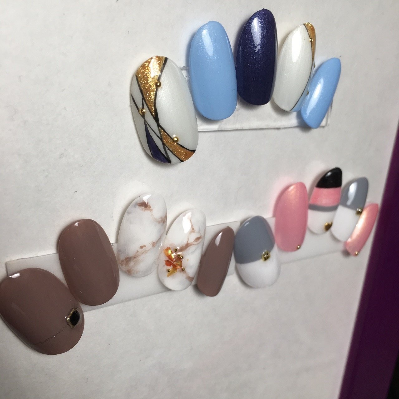 オールシーズン ジェル ネイルチップ 自爪育成nail Salon Mのネイル