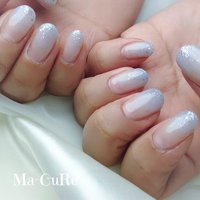 水色ネイル