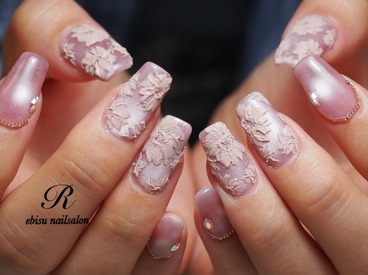 春/オールシーズン/デート/女子会/ハンド - ebisu_nailsalon_rの