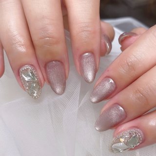 #手元が綺麗に見えるネイル #久留米ネイル
#八女ネイル
#筑後ネイル
#柳川ネイル
#シンプル#ちゅるん
#大人可愛い#オフィス#マグネット
#ワンホンネイル#埋め尽くしネイル #ビジュー #マグネット #大人 #ちゅるん #キラキラ #Emi Kimura #ネイルブック