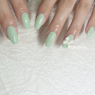 #ワンカラー #PUPUNAIL #ネイルブック
