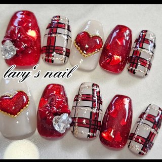 ♡オーダーページ♡【②ハートチェック（きらきら）】 ♡オーダー