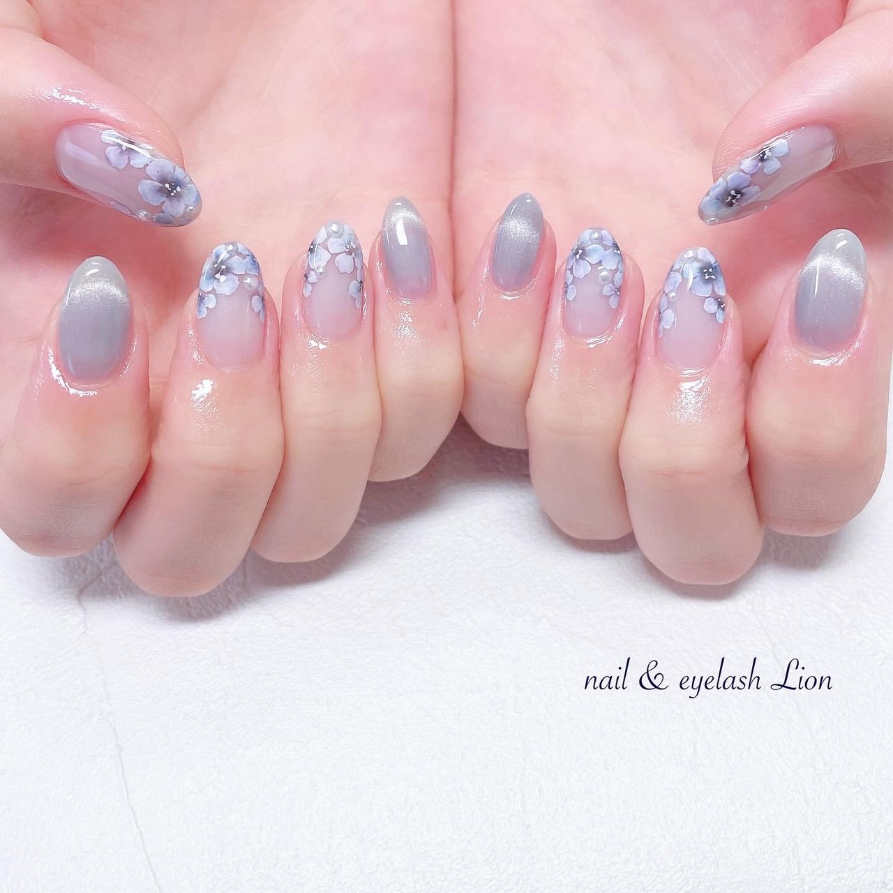 春/夏/ハンド/フラワー/マグネット - lionnail_yoshinoのネイル