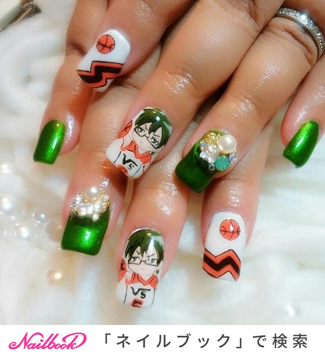 痛ネイル キャラクター スクール サロン スパイスネイルズのネイルデザイン No ネイルブック