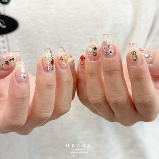 ホログラム/#クリアフレンチのネイルデザイン｜ネイルブック