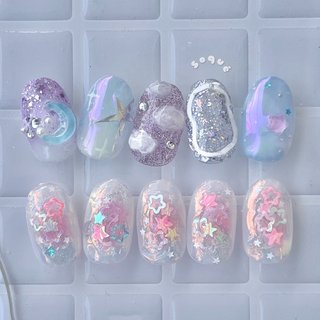 春/フラワー/韓国のネイルデザイン｜ネイルブック