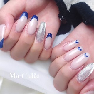 ネイルチップ　量産型　フレンチガーリー　推しネイル　ワンホン　マグネットフレンチ ネイルチップ 量産型 フレンチガーリー 推しネイル ワンホン