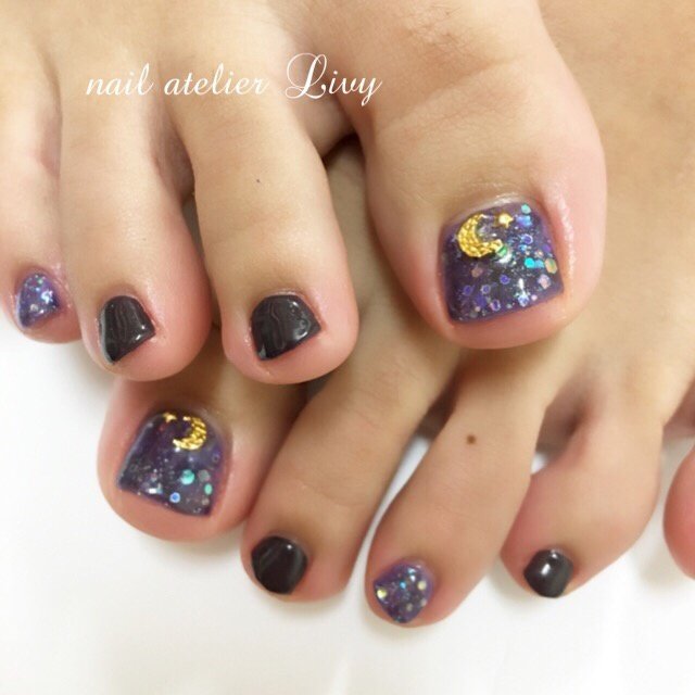 オールシーズン 七夕 リゾート 浴衣 フット Nailatelierlivyのネイルデザイン No ネイルブック