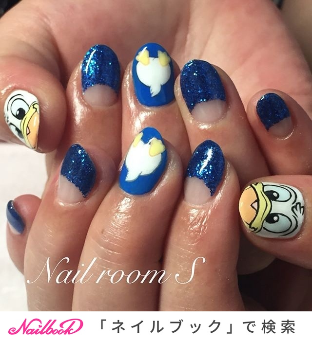 ドナルドおしりのネイルデザイン｜ネイルブック