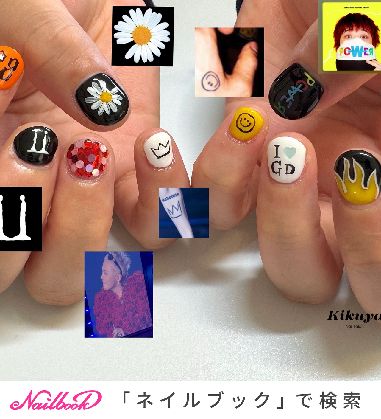 ショート/#gdragonのネイルデザイン｜ネイルブック