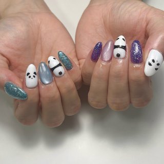 2025年】新着順｜#パンダネイルのネイルデザイン｜ネイルブック
