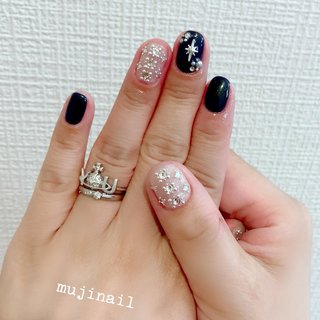 ジェルネイル#スカルプ#痛ネイル#スカルプネイル#ロング#冬